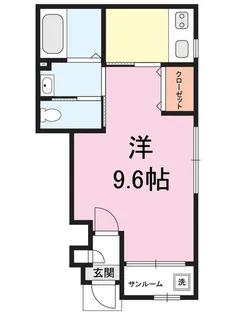 Chambre(シャンブル)I【1階】の間取り