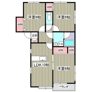 福島ハイツ【1階】の間取り
