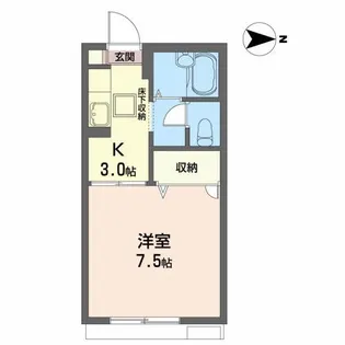 フローラルコート【1階】の間取り