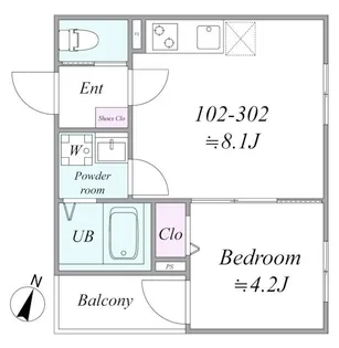 KASHIWA STREAM【2階】の間取り