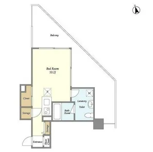 エルスタンザ白金台【2階】の間取り