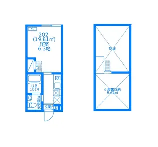 EQB菊名【1階】の間取り