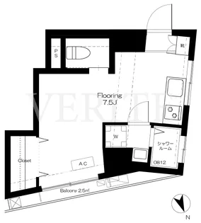 東洋代々木上原コーポ【2階】の間取り