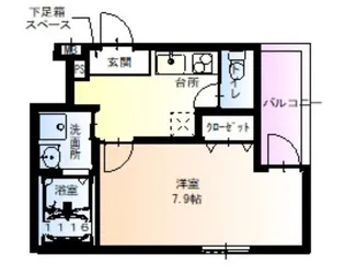 フジパレス花園西町【3階】の間取り