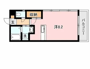 レインボー新栄【2階】の間取り