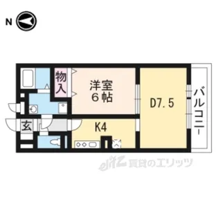 クレセント【1階】の間取り