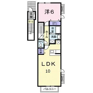 メゾンヌーベル【2階】の間取り