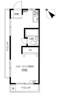 第11通南ビル【3階】の間取り