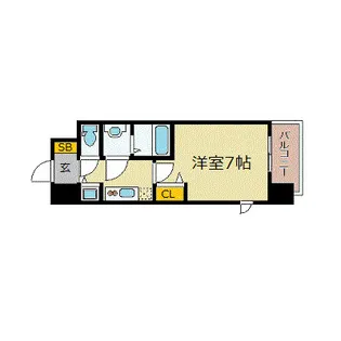 プレサンス久屋大通公園エアリー【4階】の間取り