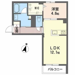 メゾンド 光町【2階】の間取り