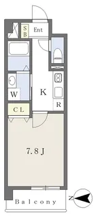 ウエルス【1階】の間取り