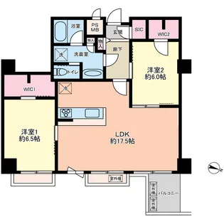 朝日九段マンション【9階】の間取り