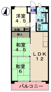 ブランメゾン赤坂【3階】の間取り