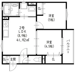 ミモザイズム上野口町【1階】の間取り