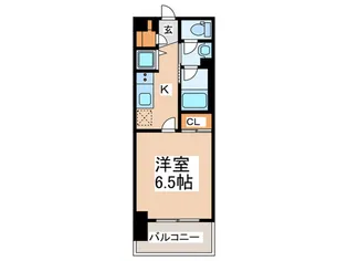 アスヴェル阿波座 BLUE EARTH【4階】の間取り