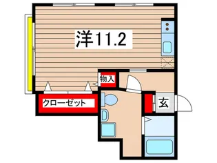 日光台ハイツA棟【1階】の間取り
