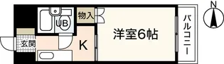 舟入 松尾ビル【6階】の間取り