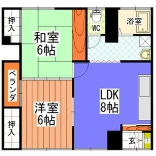 高山ビル【1階】の間取り