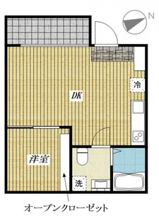 クリフビレッジF棟【1階】の間取り