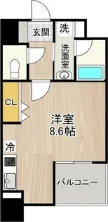 CITY SPIRE 名古屋大須【5階】の間取り