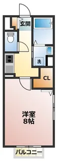 メゾン ソレイユ【1階】の間取り