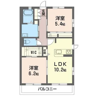 FioreI【2階】の間取り