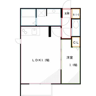 アルモ井の頭【2階】の間取り