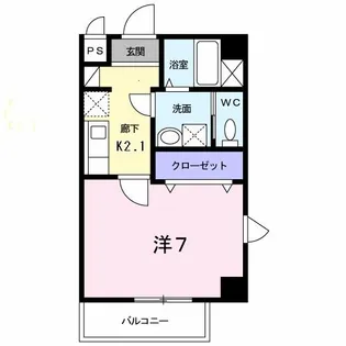 フォレ ミルフィーユ【2階】の間取り