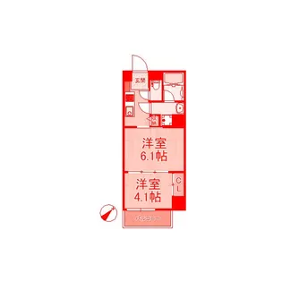 ポルト関内【3階】の間取り