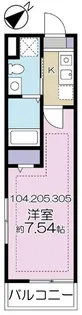 プラージュ白金台【2階】の間取り