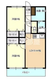 スウィートテラス【1階】の間取り