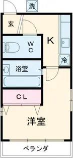 ドミールK【2階】の間取り