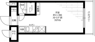 ダイアパレス根岸【5階】の間取り