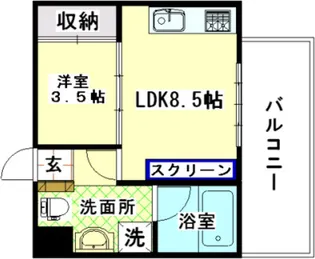 ALIVIO【5階】の間取り