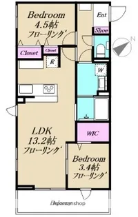 仮称メゾンTSUKUI【1階】の間取り