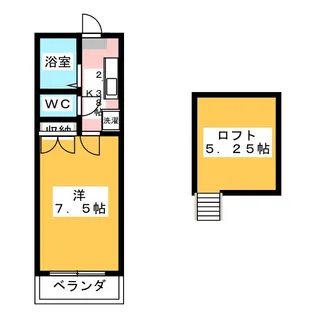 ハウスサンライズ【2階】の間取り