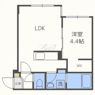 Alivio西町(アリヴィオニシマチ)【1階】の間取り