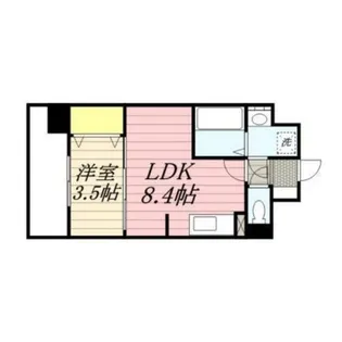 MODERN PALAZZO 博多 sur II【9階】の間取り