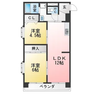 グリーン西山【3階】の間取り