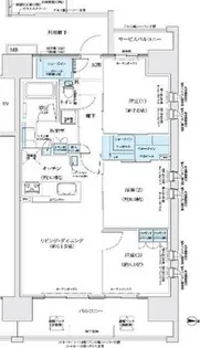レーベン名古屋松重町GRAND AUBE【2階】の間取り