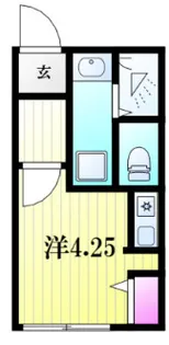 ROSSO高柳【1階】の間取り