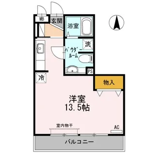 プロシード神野西【3階】の間取り