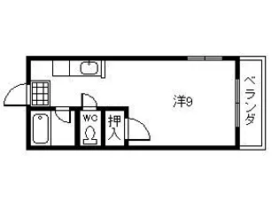 ABITARE NISHIDA【1階】の間取り