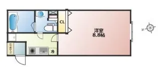 FABRIC武蔵新田【3階】の間取り