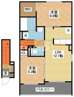 ANNEX31 VIII【2階】の間取り