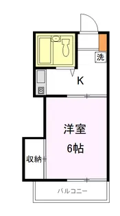 東財ホワイトグリーン中神【1階】の間取り