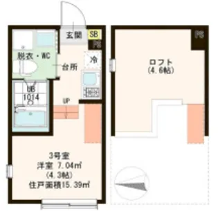 ラファージュ・ドゥ五反野【1階】の間取り