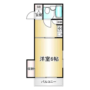 ステップ北大塚【1階】の間取り