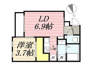 Cherim西鉄久留米IV【3階】の間取り