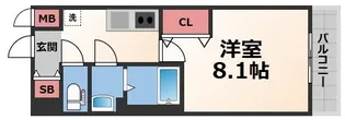 CASA今里【5階】の間取り